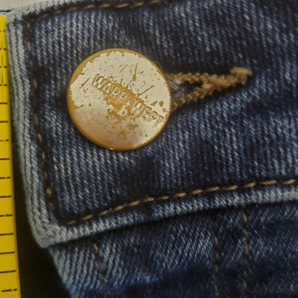 Warp + Weft CDG Paris High Rise Straight Jeans Size 6/28 - Picture 10 of 13